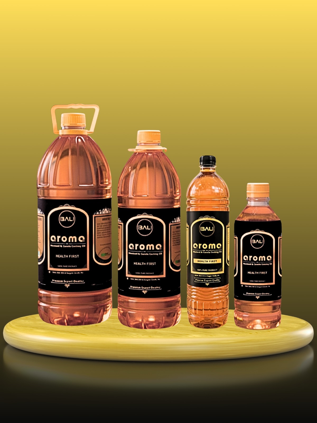 Aroma Oil Mills product range